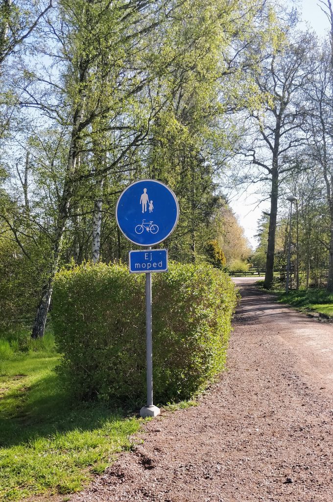 Gång- och cykelväg i Timmernabben