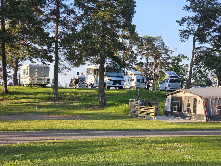 Camping, genrebild, Gunnarsö camping i Oskarshamn