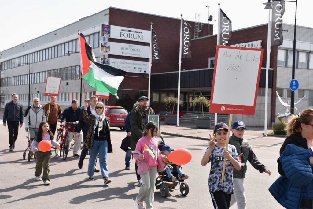 Förstamajtåg i Oskarshamn