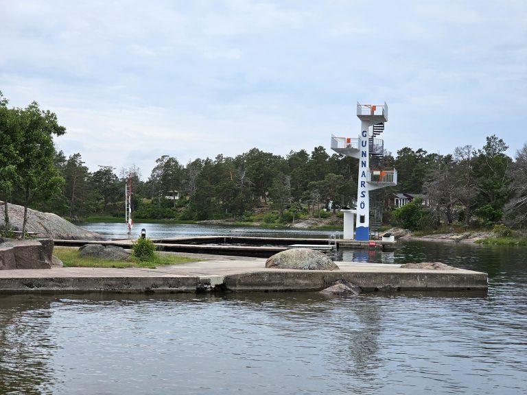 Gunnarsö badplats i Oskarshamn