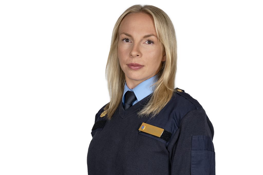 Katarina Rusin, presstalesperson i polisregion syd