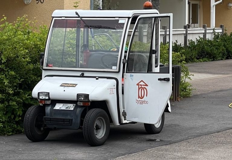 Mopedbil, bostadsbolaget Byggebo i Oskarshamn