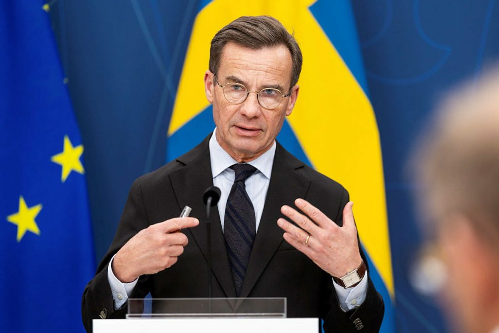 Statsminister Ulf Kristersson (M)