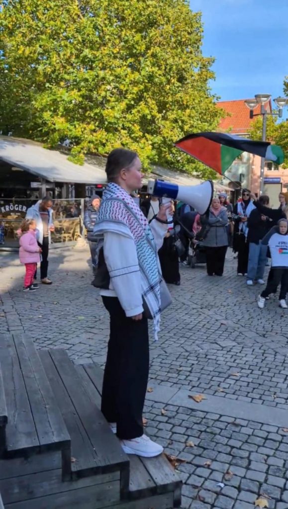 Helena Larsson, ordförande för Palestinagruppen i Kalmar