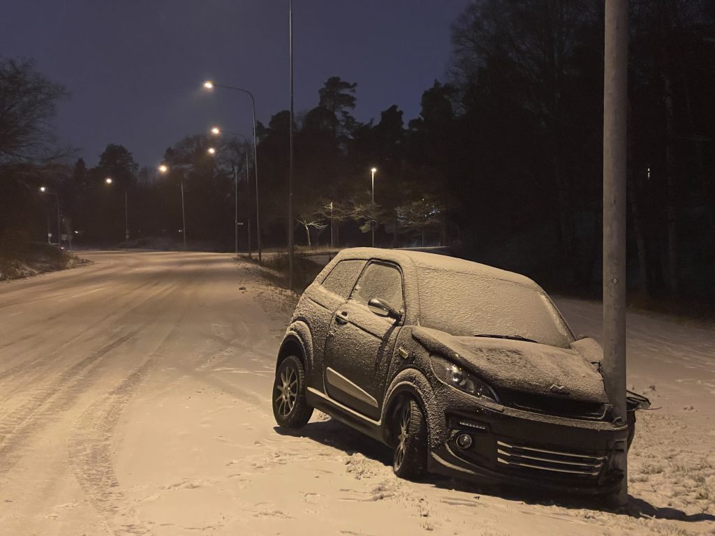 Avåkning, Östersjövägen i Oskarshamn