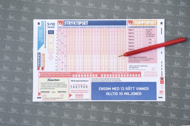 Genrebild, Stryktipset. Foto: Svenska Spel