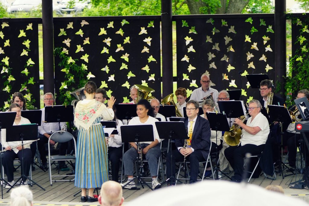 Nationaldagsfirande i stadsparken