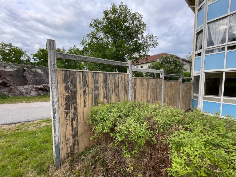 Byggebos bostadsområde i Kristineberg i Oskarshamn förfaller. Foto: Peter A Rosén
