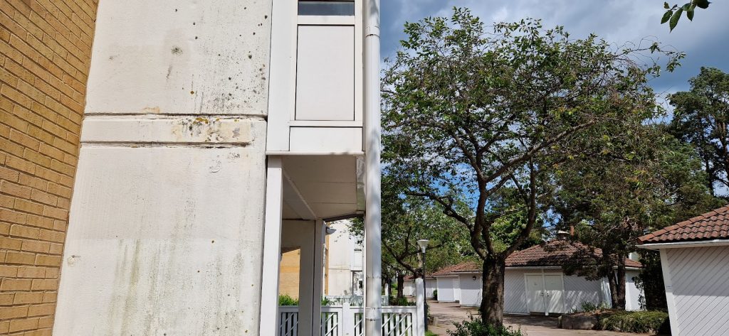 Bostadsområdet Kristineberg i Oskarshamn förfaller. Foto: Privat