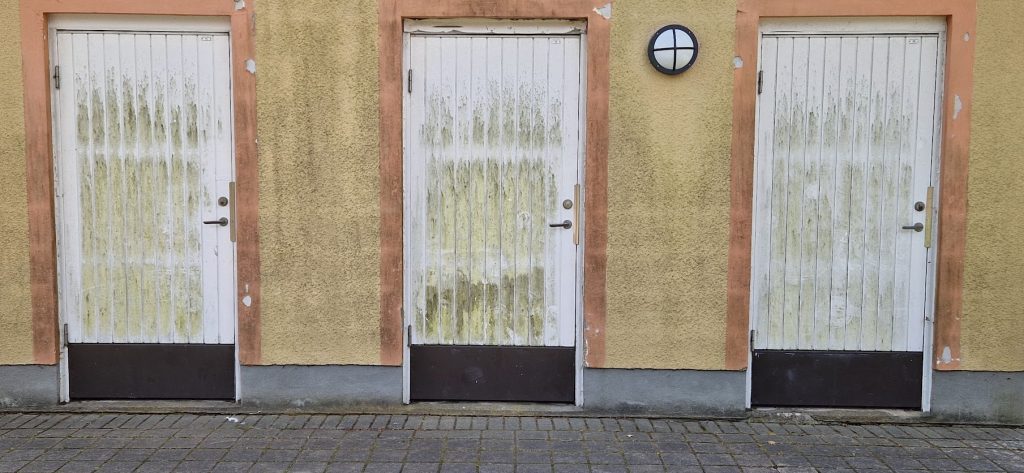 Bostadsområdet Kristineberg i Oskarshamn förfaller. Foto: Privat