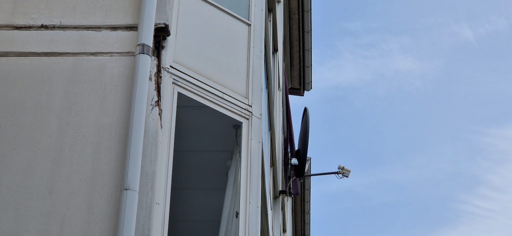 Bostadsområdet Kristineberg i Oskarshamn förfaller. Foto: Privat