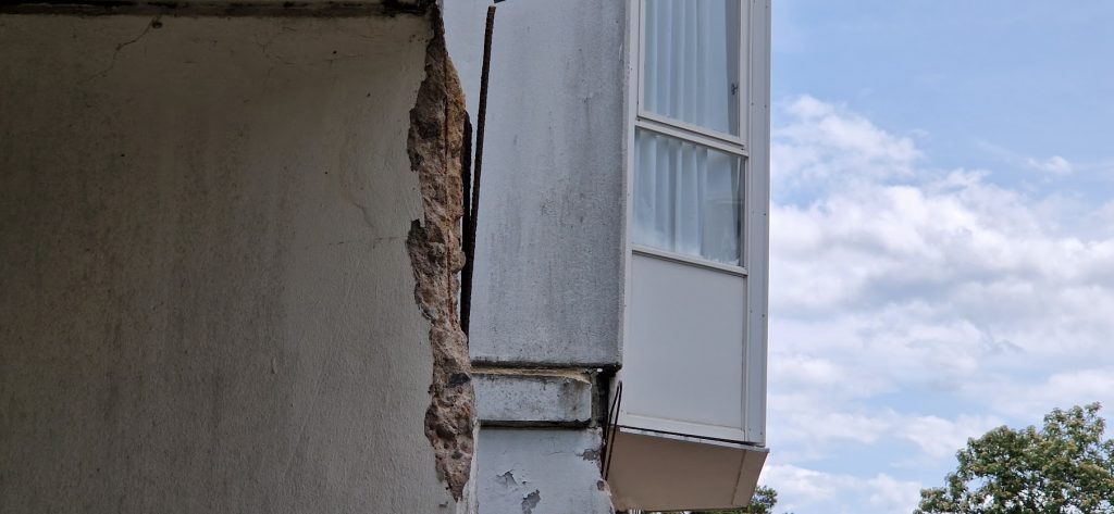 Bostadsområdet Kristineberg i Oskarshamn förfaller. Foto: Privat