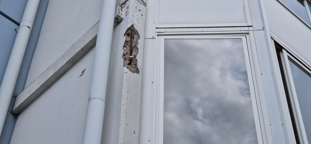 Bostadsområdet Kristineberg i Oskarshamn förfaller. Foto: Privat