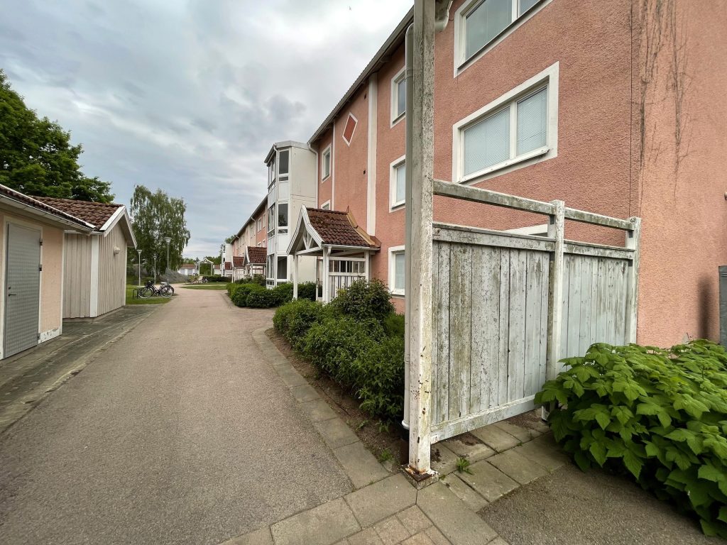 Byggebos bostadsområde i Kristineberg i Oskarshamn förfaller. Foto: Peter A Rosén