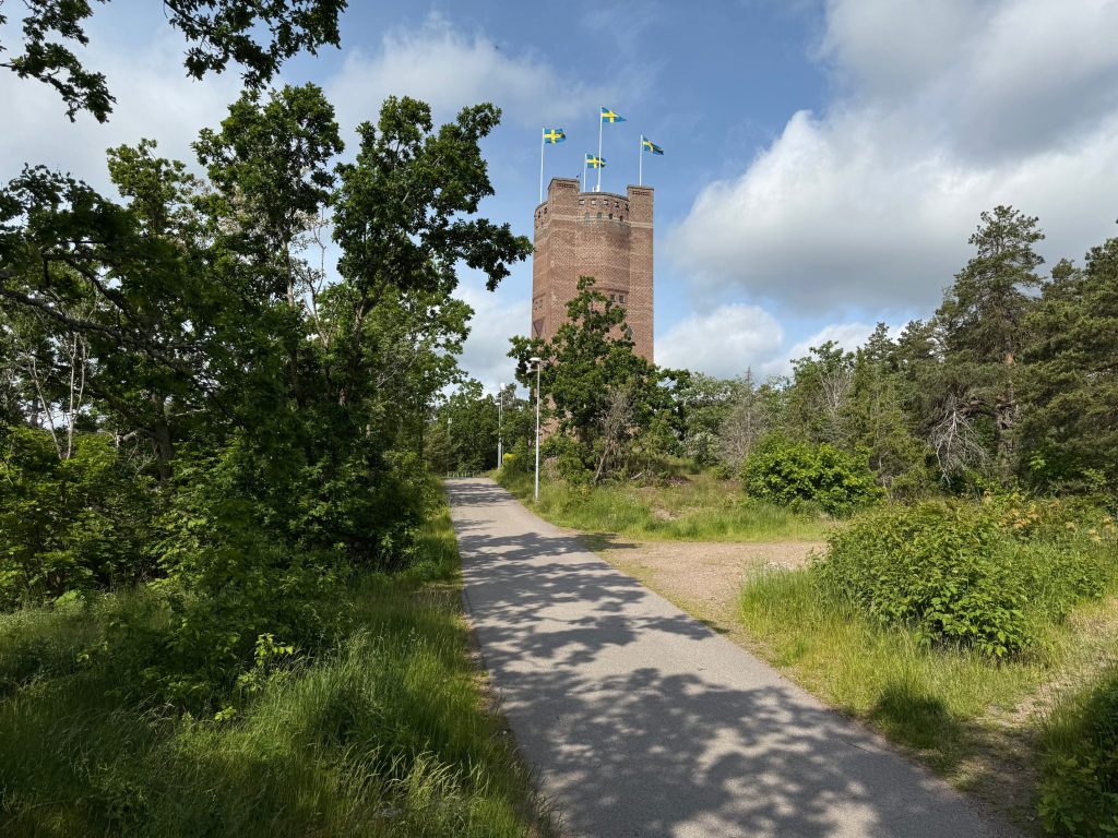 Norra vattentornet i Oskarshamn. Foto: Peter A Rosén