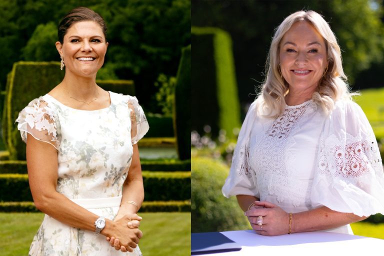 Kronprinsessan Victoria och Yvette Hermundstad