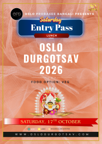 07. Entry pass with Lunch(veg) – Saturday 17/10/2026 (Validity: 10 AM to 4 PM)