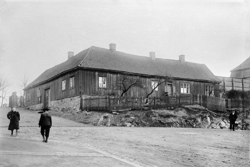 Uthuset på Sorgenfri løkke, 1901. Hammersborg, Oslo