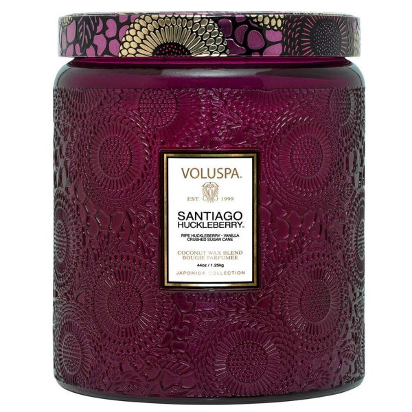 Luxe Jar Candle Santiago Huckleberry, 1250 g Voluspa Tuoksukynttilät