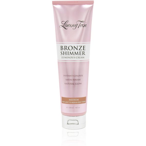 Bronze Shimmer Luminous Cream Medium, 120 ml Loving Tan Itseruskettavat