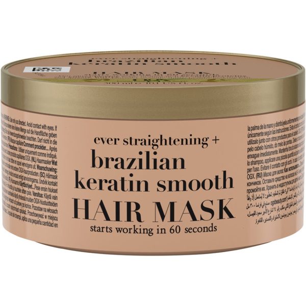 Brazilian Keratin Smooth Mask, 300 ml OGX Tehohoidot