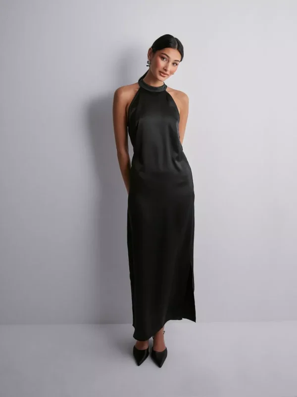 Object Collectors Item - Maksimekot - Black - Objalamanda S/L Long Dress 129 - Mekot - maxi dresses