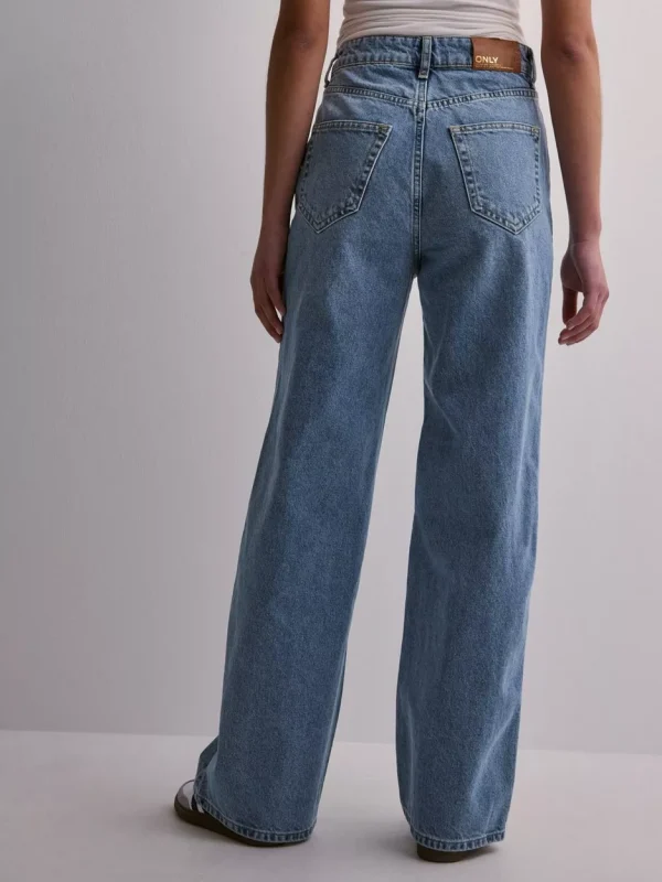 Only - Wide leg jeans - Light Blue Denim - Onlhope Ex Hw Wide Dnm REA345 Noos - Farkut