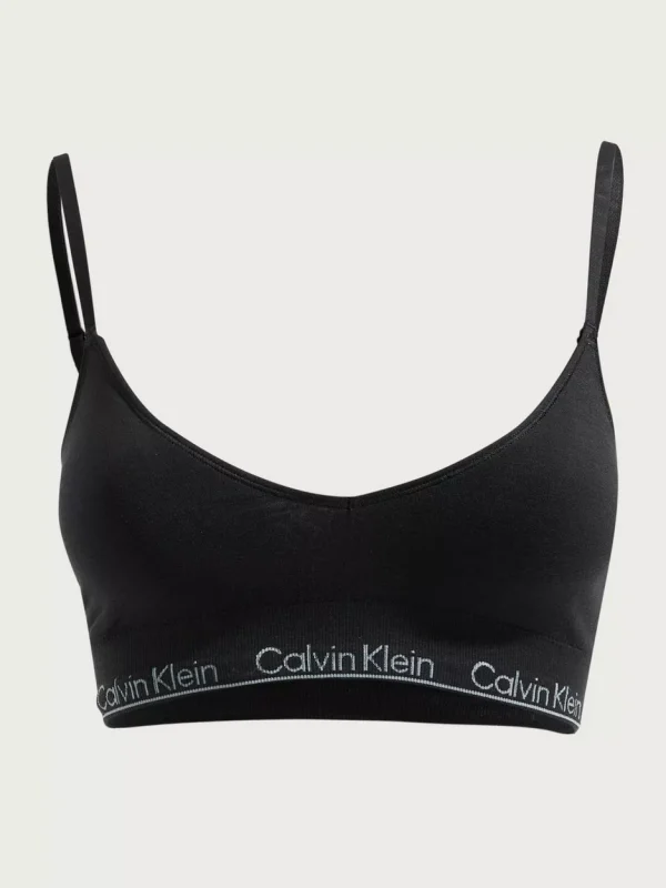 Calvin Klein Underwear - Rintaliivit - Black - Lght Lined Triangle - Alusvaatteet