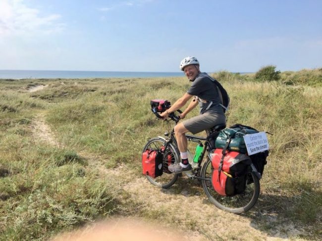 Auf dem Rad vor der Ostsee