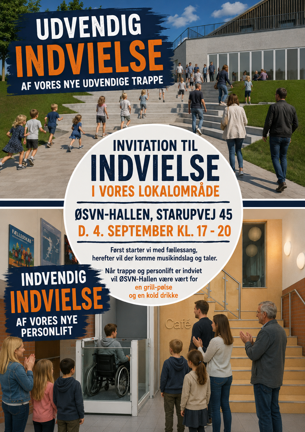 Forslag til indvielse d. 4 sep.