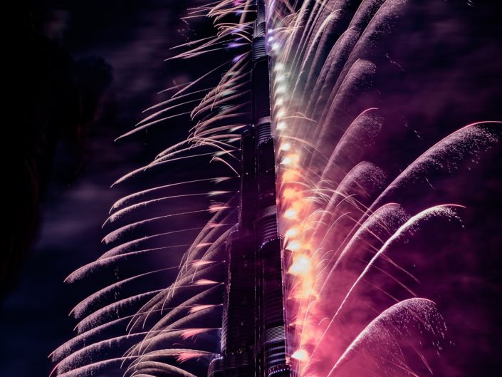 Dubai, Burj Khalifa, New Year, firework, celebration, show, New Years Eve, Silvester, Feuerwerk