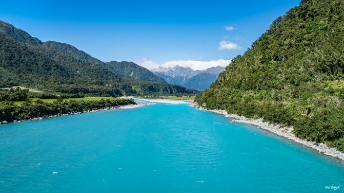 Westküste, Neuseeland, Fox Gletscher, Franz Josef, Hoktika, Strand, Beach, Sunset