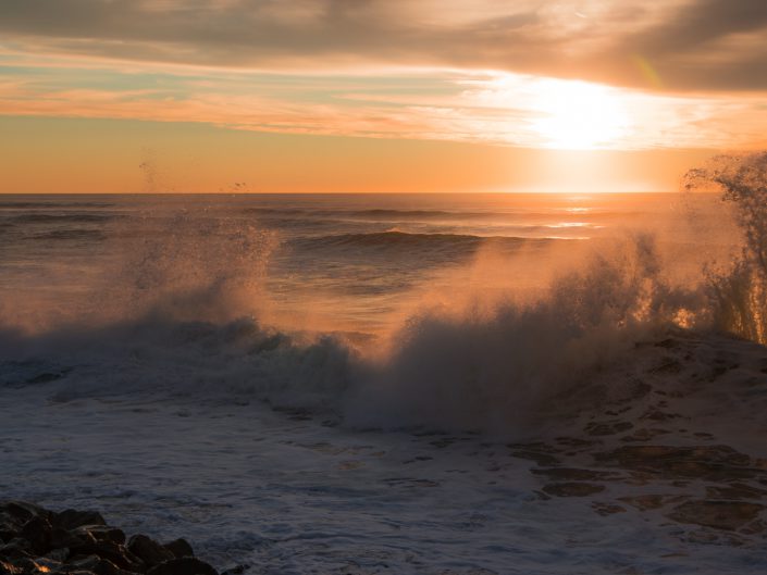 Westküste, Neuseeland, Fox Gletscher, Franz Josef, Hoktika, Strand, Beach, Sunset