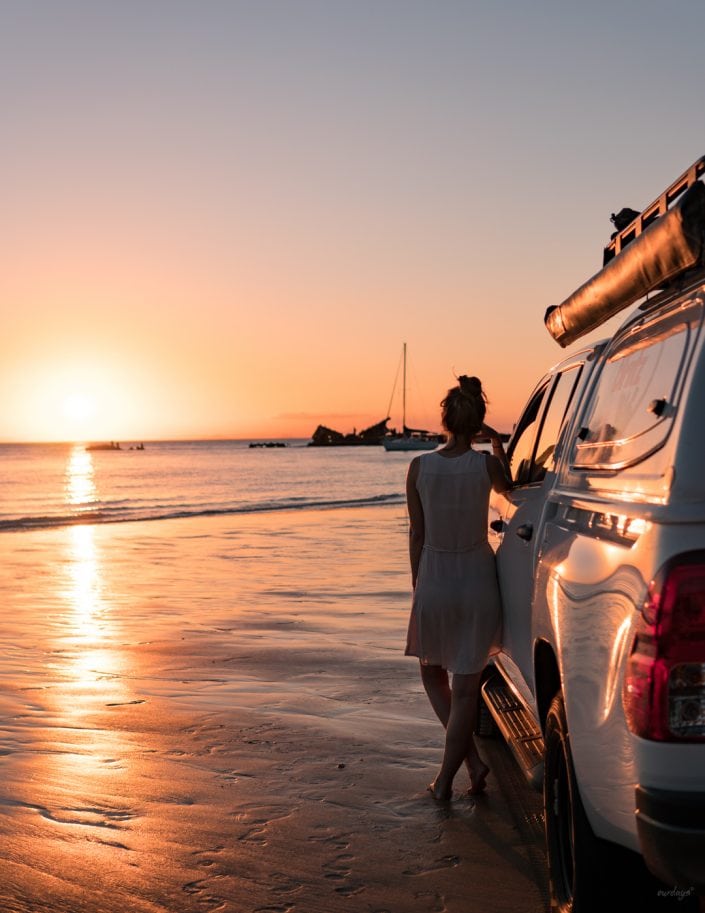 Moreton Island, Beach, Queensland, Australia