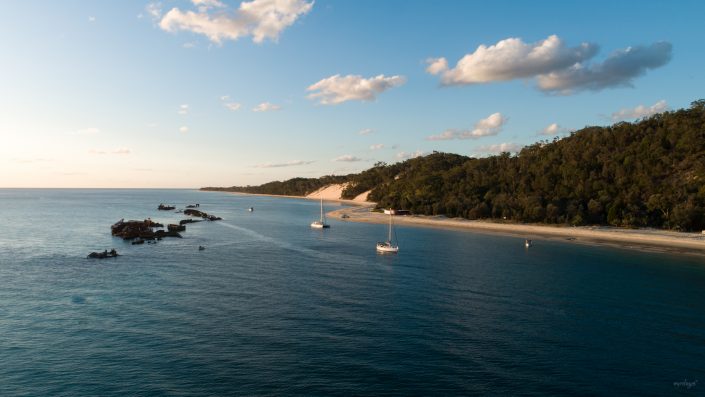 Moreton Island, Beach, Queensland, Australia