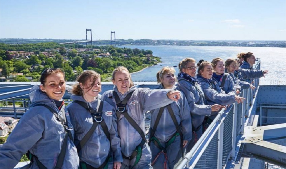 Bridgewalking middelfart lillebælt højde