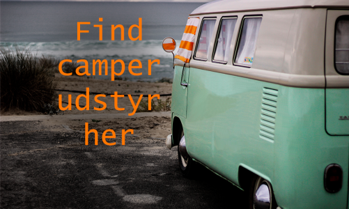 udstyr til camper