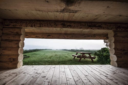 shelter ved vandet havet østjylland Uggelhuse Naturpark Randers Fjord Jesper Rais