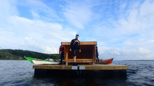 shelter ved havet vandet københavn nordsjælland Flydeshelter i Halsnæs