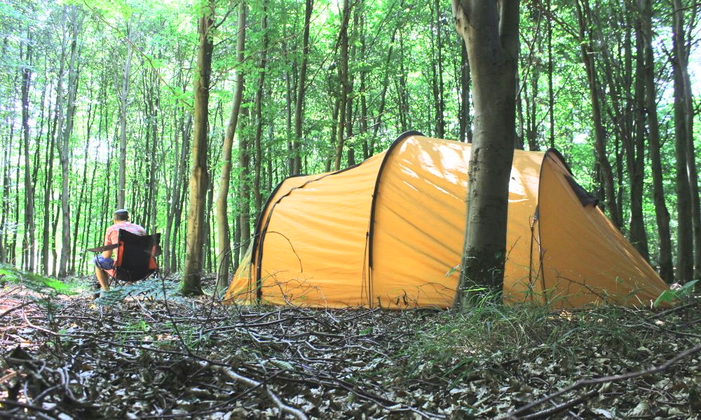 billig camping i Midtjylland fri teltning
