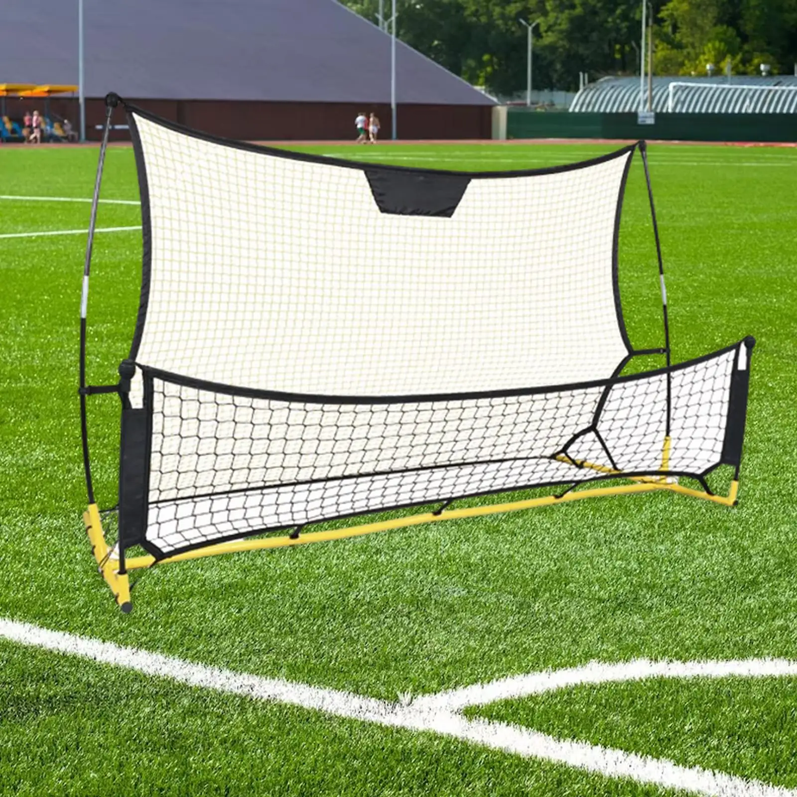 Soccer Trainer Improve Accuracy Soccer Rebounder Net Training Equipment for Solo Training Outdoor Sports Children Kids Volley