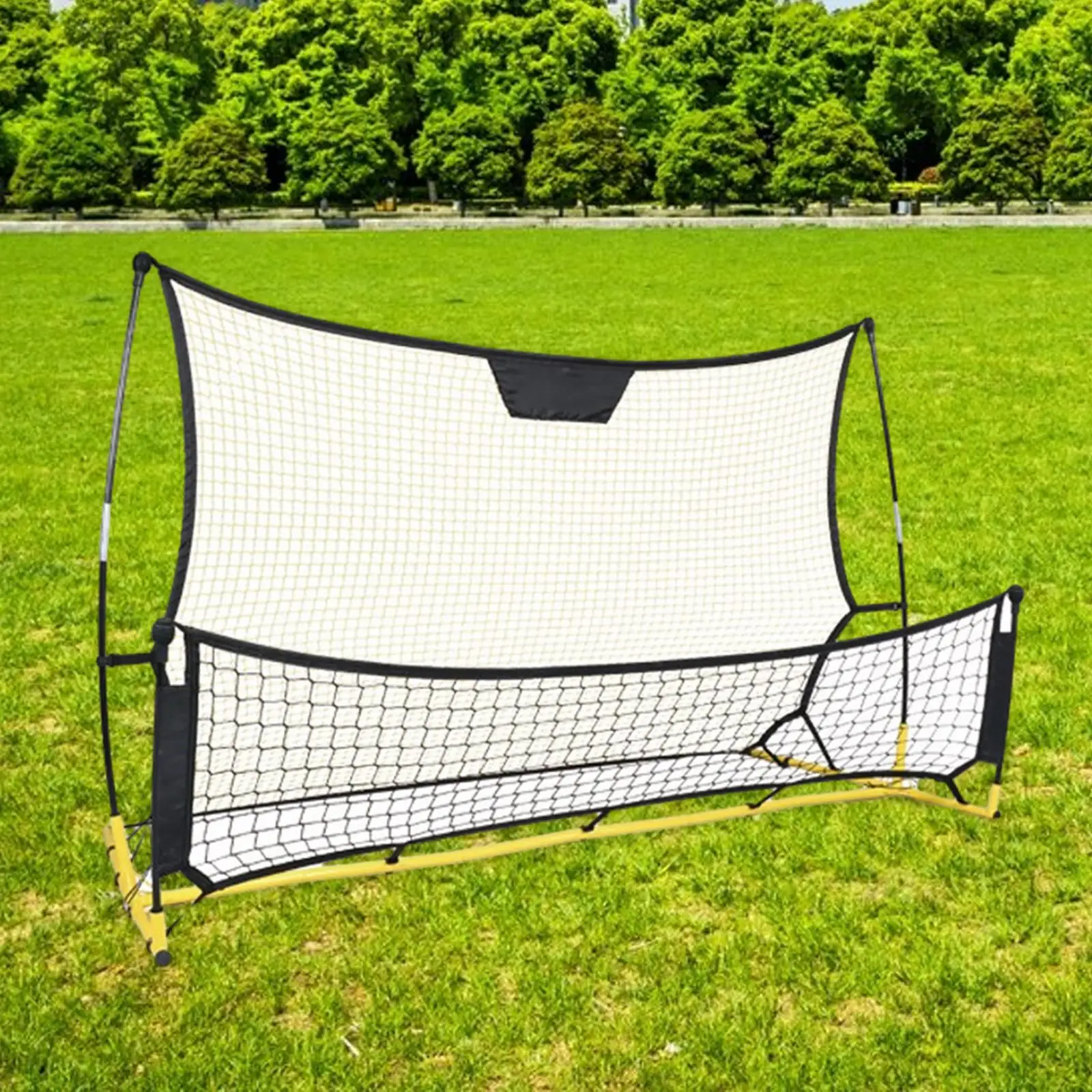 Soccer Trainer Improve Accuracy Soccer Rebounder Net Training Equipment for Solo Training Outdoor Sports Children Kids Volley