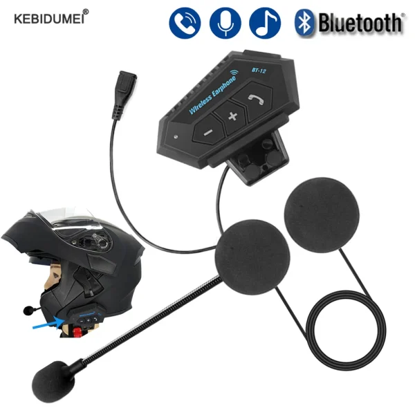 Helmet Headset Bluetooth 5.0