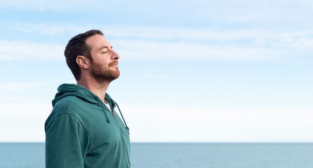 Relax and focus on your breath