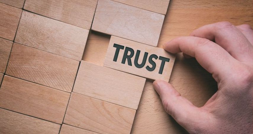 When anxious, there is no room for trust