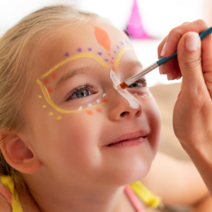 Schoolfeest - Schmink- of Gekke harenkaart