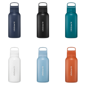 Lifestraw GO 2.0 - 2-stage drikkeflaske - Vakuum rustfrit stål - 1 liter