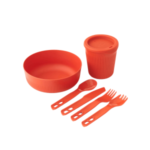 Spisesæt - Sea to Summit Passage Dinnerware Set - 6 dele - Orange