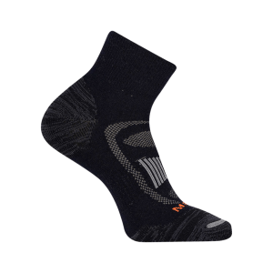 Vandresokker - Merrell Zoned hiking quarter sock - Sort