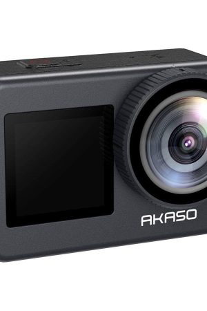 REFURBISHED - AKASO Brave 7 dobbeltskærm 4K/30fps action kamera, IPX8 vandtæt